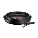 Aluminijske tave u setu 2 kom s neprijanjajućom površinom/s uklonjivom ručkom ø 28 cm INGENIO Eco Resis L3979102 – Tefal