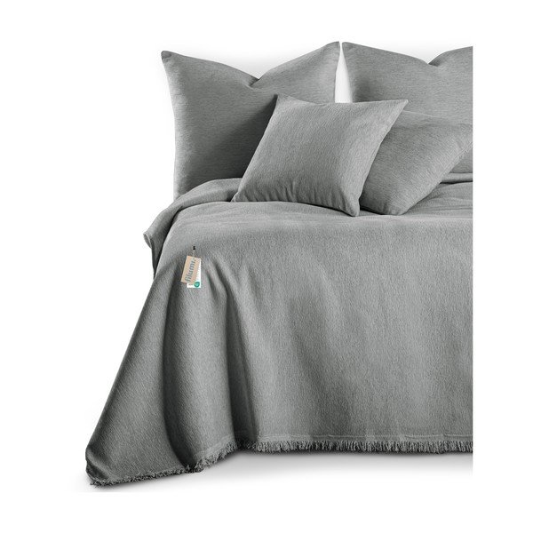 Sivi prekrivač od šenila 220x240 cm Talo – Filumi