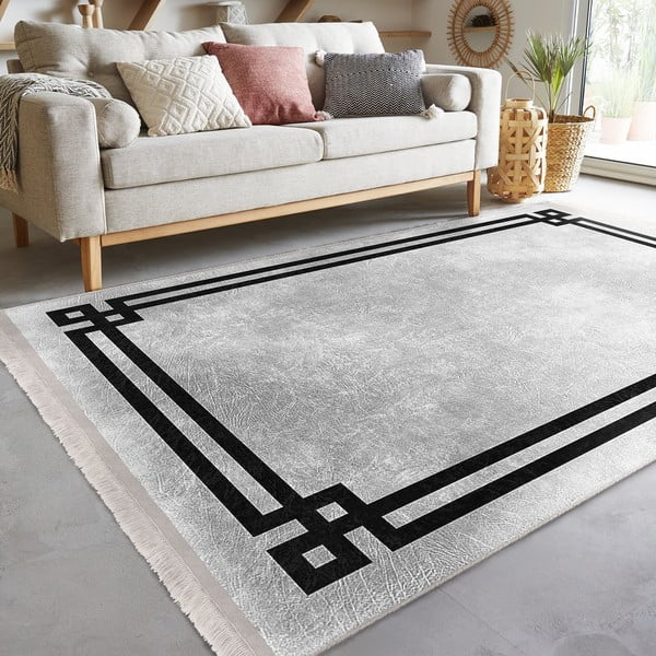 Crno-sivi tepih 160x230 cm - Mila Home-image-4