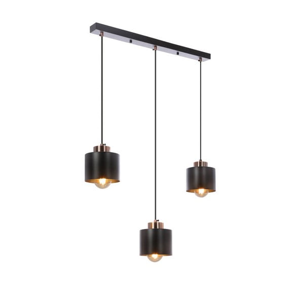Crna metalna viseća lampa 12x64 cm Olena - Candellux Lighting-image-1