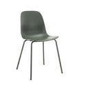 Zelena plastična blagovaonska stolica Whitby - Unique Furniture