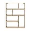 Bež metalna polica s više razina 48 cm Lanciano – House Nordic