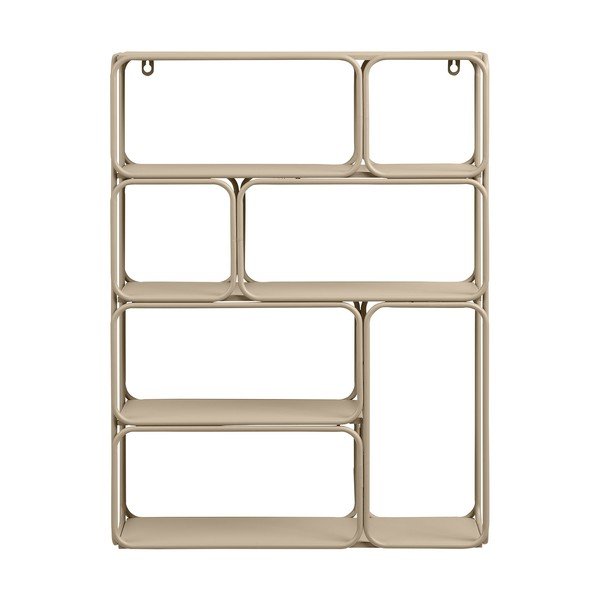 Bež metalna polica s više razina 48 cm Lanciano – House Nordic