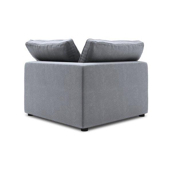 Sivi dvostrani kutni dio modularne sofe od samta Windsor & Co Sofas Galaxy-image-2