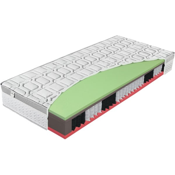 Srednje tvrdi/meki dvostrani madrac s oprugama 160x200 cm Greengel bio-ex – Materasso-image-2