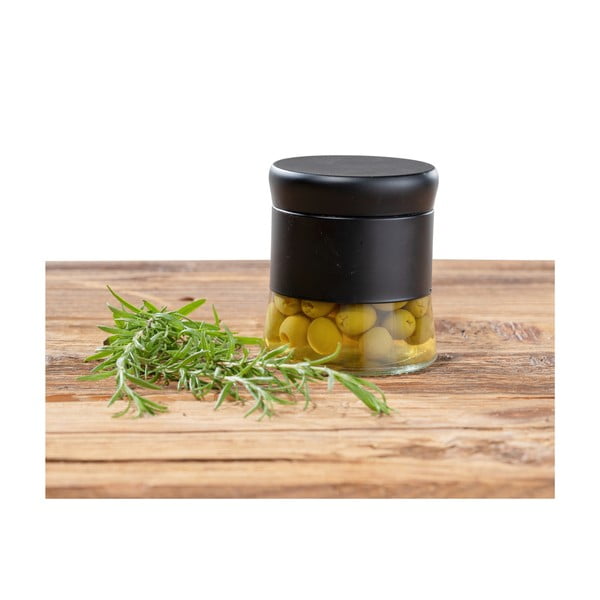 Staklena posuda za namirnice za čuvanje hrane Black Outdoor Kitchen Boga – Wenko-image-1