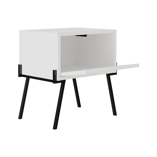 Bijeli noćni ormarić Naive – Kalune Design-image-2
