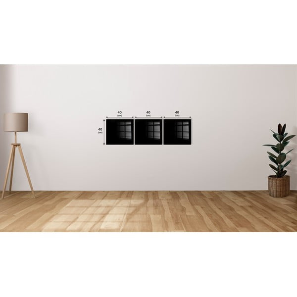 Slike u setu od 3 komada 40x40 cm City - Wallity-image-3