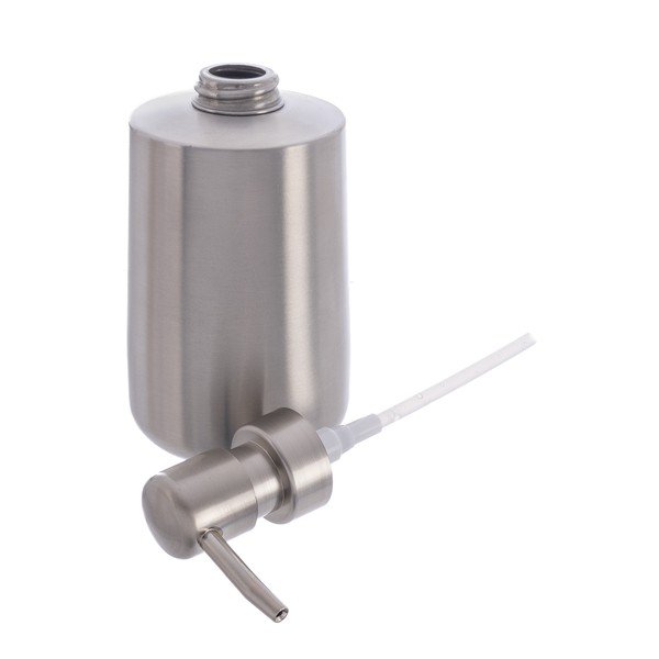 Dozator sapuna od nehrđajućeg čelika u mat srebrnoj boji 450 ml – Orion-image-3