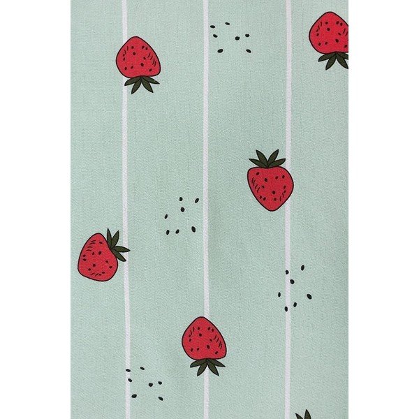 Mentol zeleni pamučan prekrivač 170x230 cm Strawberry – Mila Home-image-1