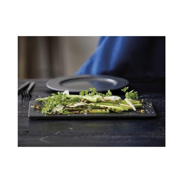 Crni pladanj od kamenine Bitz Mensa, dužina 30 cm-image-2