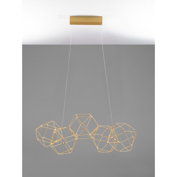 LED viseća svjetiljka aluminijska u zlatnoj boji Nebula – Nova Luce-image-4