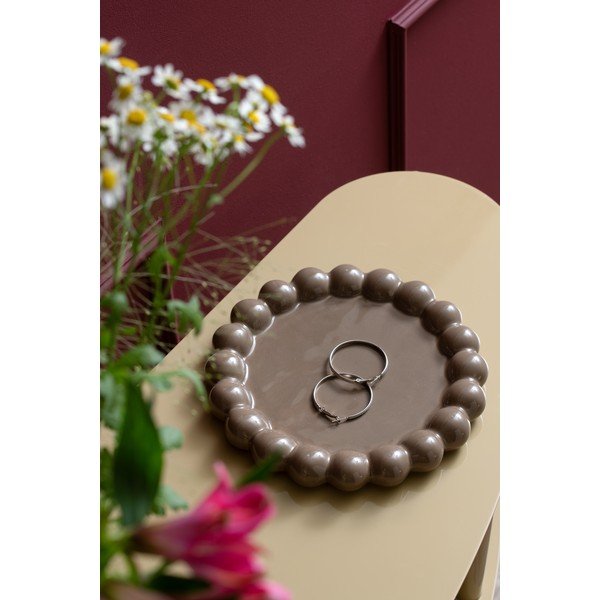 Keramički ukrasni pladanj ø 20 cm Cadiz Dotty – PT LIVING-image-1