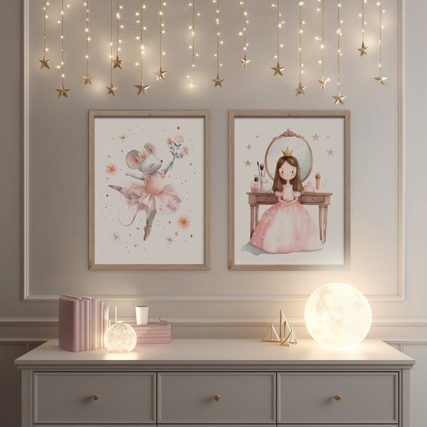 Dječja slika 30x40 cm Mouse Ballerina – Styler-image-2