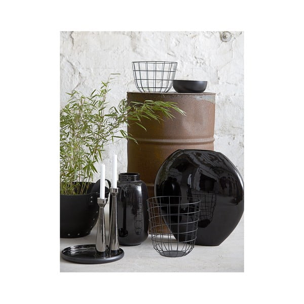 Metalna košara Netz Black, 20 cm-image-1