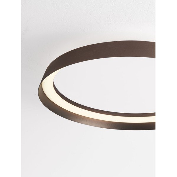 Smeđa LED stropna svjetiljka aluminijska s mogućnosti zatamnjivanja Ormi – Nova Luce-image-2