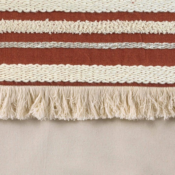 Ciglasta/u prirodnoj boji pamučna zavjesa 140x240 cm Atlas – douceur d'intérieur-image-3