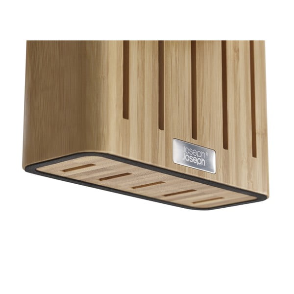 Set noževa sa stalkom 5 kom od nehrđajućeg čelika Elevate Bamboo – Joseph Joseph-image-3