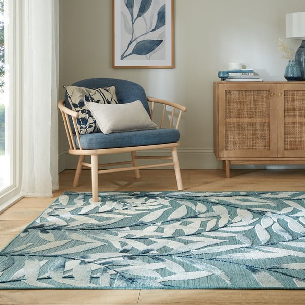 Plavi vanjski tepih 290x200 cm Willow - Flair Rugs-image-1