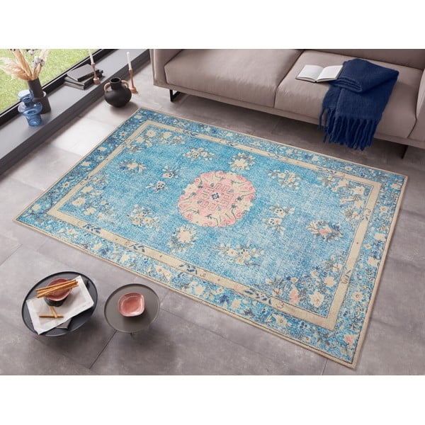 Plavi tepih 150x80 cm - Ragami-image-1