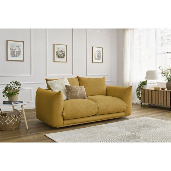 Žuta  sofa 193 cm Ernest – Bobochic Paris-image-1