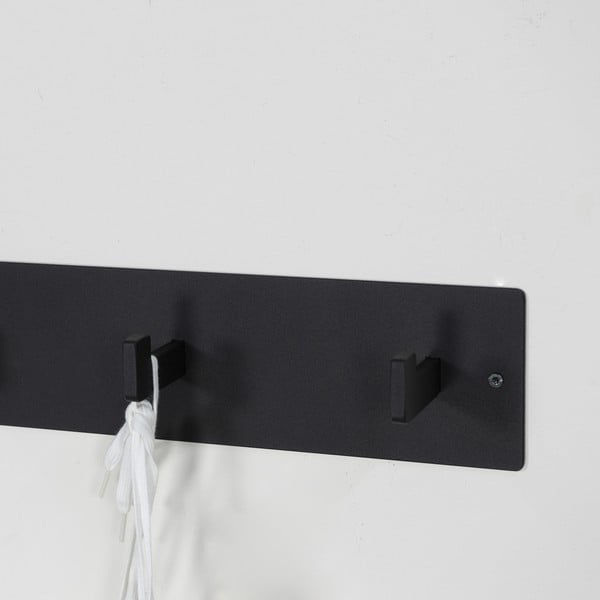 Crna metalna zidna vješalica 70 cm Leatherman – Spinder Design-image-4