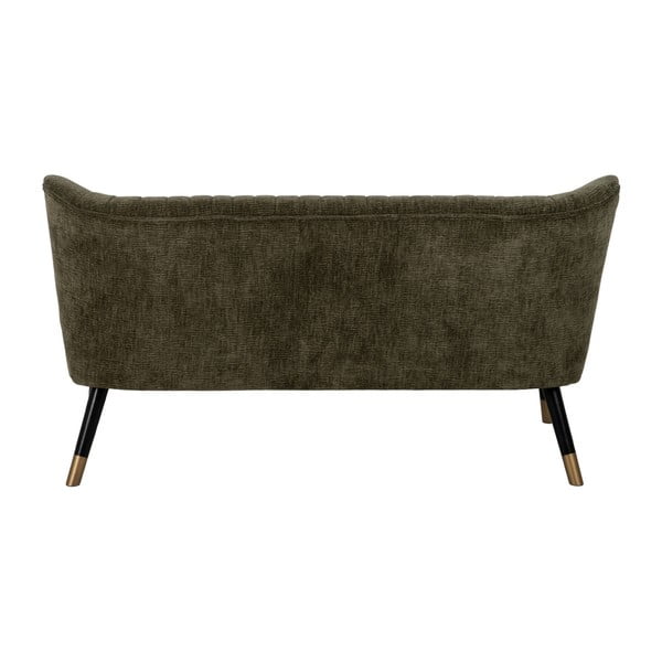 Zelena sofa od šenila 134 cm Glam – Ixia-image-4