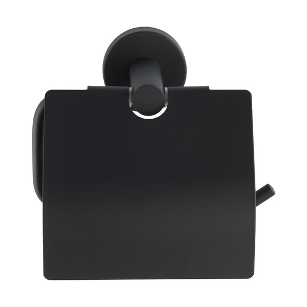 Mat crni zidni držač toaletnog papira od nehrđajućeg čelika Bosio – Wenko-image-2