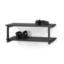 Crni metalni viseći ormarić za cipele 71x26x34 cm Marco – Spinder Design