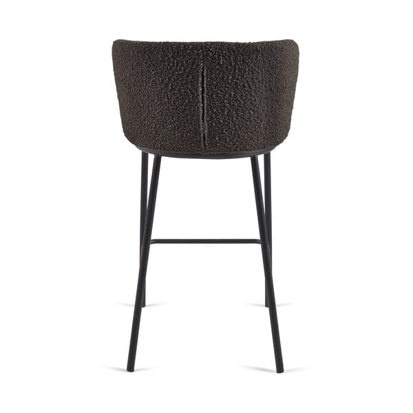 Crna barska stolica (visine sjedala 65 cm) Ciselia – Kave Home-image-3
