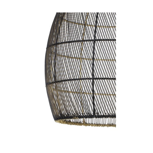 Crna/u zlatnoj boji viseća svjetiljka s metalnim sjenilom ø 40 cm Meya – Light & Living-image-4
