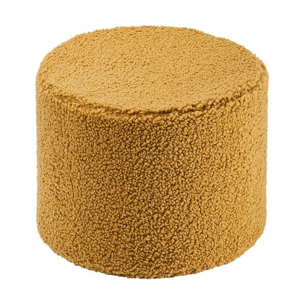 Smeđi dječji tabure od bouclé tkanine – Wigiwama