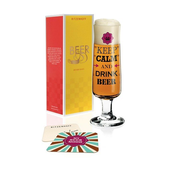 Set pivskih čaša od kristalnog stakla i 5 podmetača Ritzenhoff Gabriel Weirich, 390 ml-image-1