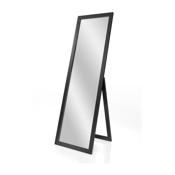 Podno ogledalo u crnom okviru Styler Sicilia, 46 x 146 cm