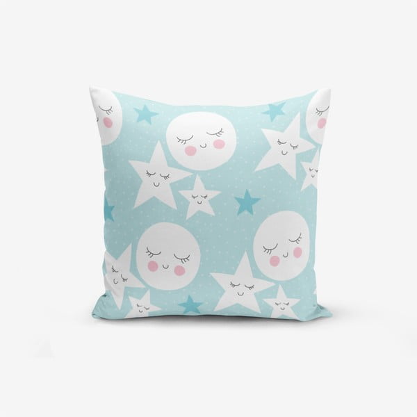 Jastučnica s udjelom pamuka Minimalist Cushion Covers With Points Moon Star, 45 x 45 cm