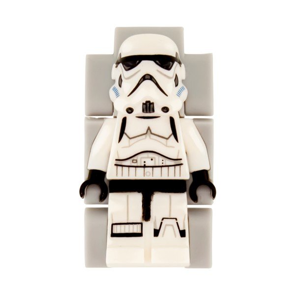 Crno-bijeli dječji sat s figuricom LEGO® Star Wars Stormtrooper-image-4
