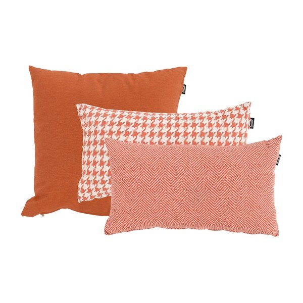 Narančasto-bijeli vanjski jastuk Hartman Poule, 30 x 50 cm-image-1