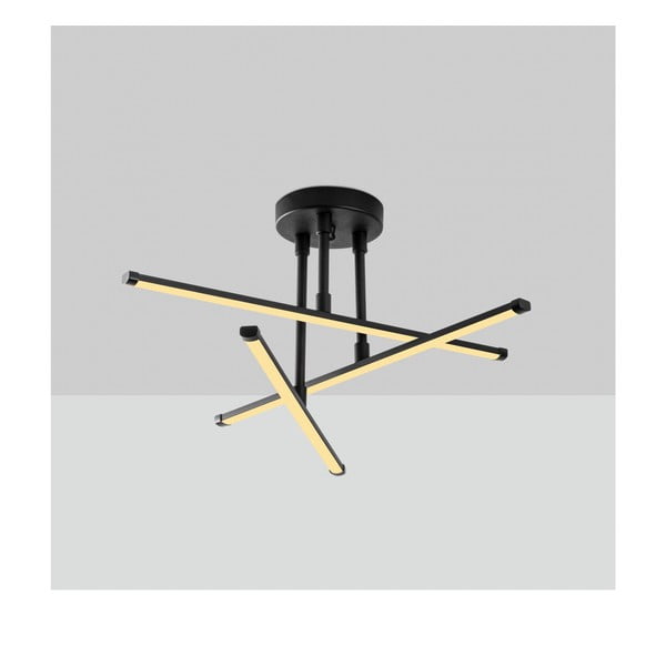 Crna LED stropna svjetiljka 26x51 cm Umut – Opviq lights-image-2