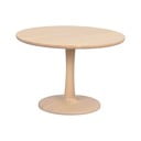 Okrugao stolić za kavu u dekoru hrasta u prirodnoj boji 60x60 cm Hobart – Rowico