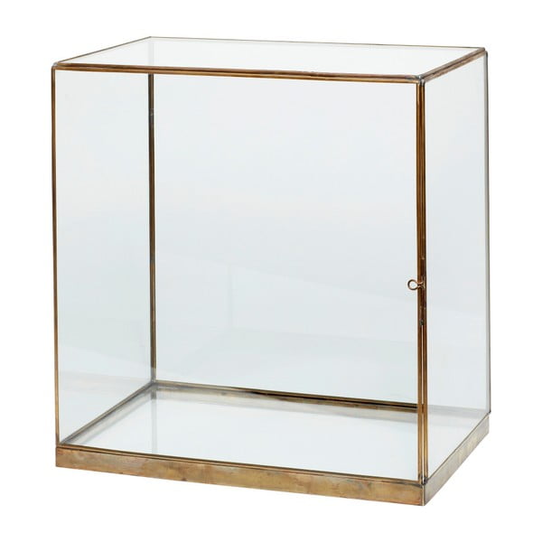 Staklena kutija za pohranu Hübsch Galeo, 40 x 42 cm
