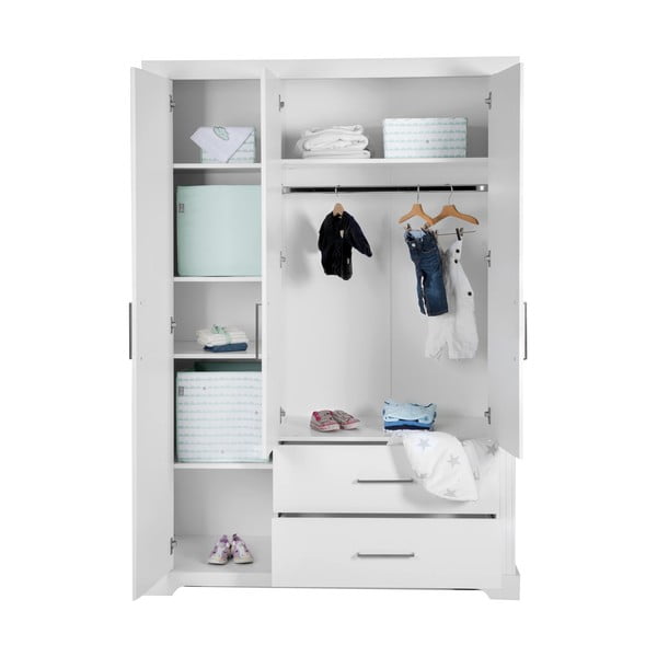 Bijela dječja garderoba 139x199 cm Maxi – Roba-image-3