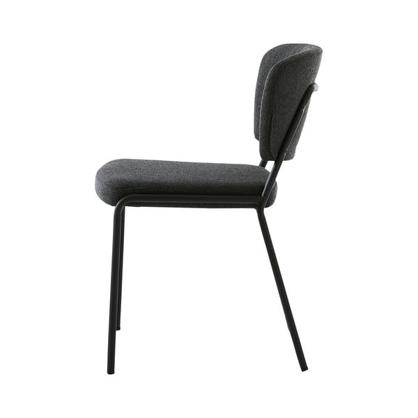 Crna blagovaonska stolica Unique Furniture Brantford