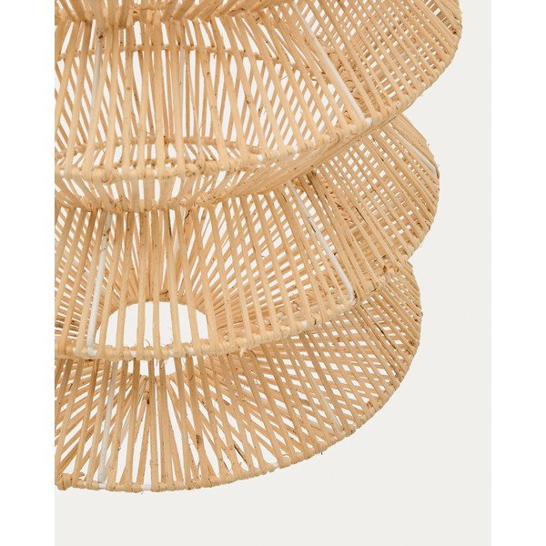 Viseća svjetiljka u prirodnoj boji sa sjenilom od ratana Dakit – Kave Home-image-4