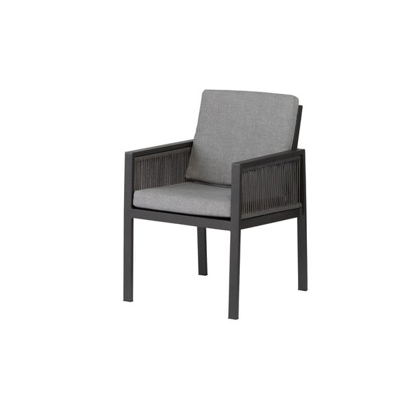 Antracitno siva podstavljena vrtna stolica Sydney – Exotan