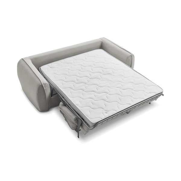 Svijetlo siva sofa za spavanje/sklopiva 216 cm Archimede – Bobochic Paris-image-4