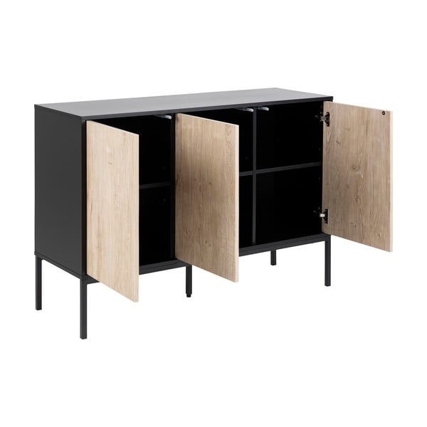 Komoda u dekoru izbijeljenog hrasta Actona Seaford, 120 x 82 cm-image-3