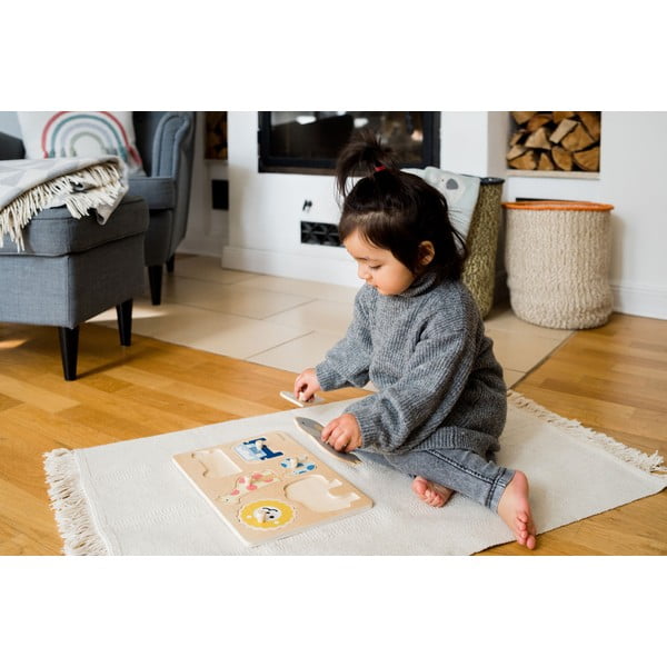 Drvena reljefna puzzle (broj komada 6 kom) Safari – Kindsgut-image-2