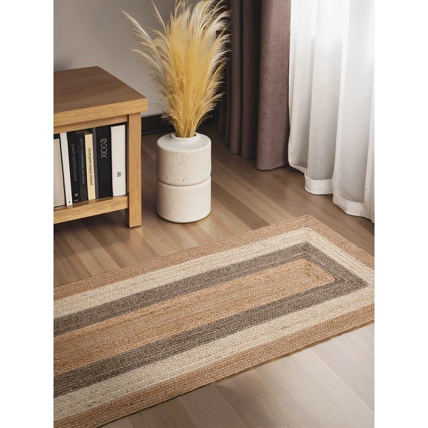 Obostrana/ručno rađena jutena staza 80x200 cm Juno – Hanse Home-image-1