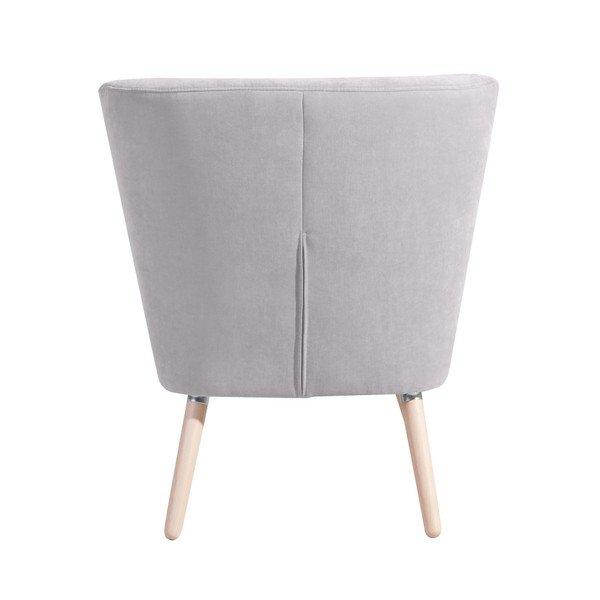 Svijetlo siva fotelja Max Winzer Neele Velur-image-2