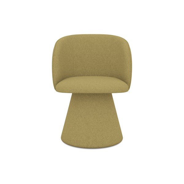 Senf žuta podstavljena blagovaonska stolica Maia – Makamii-image-1